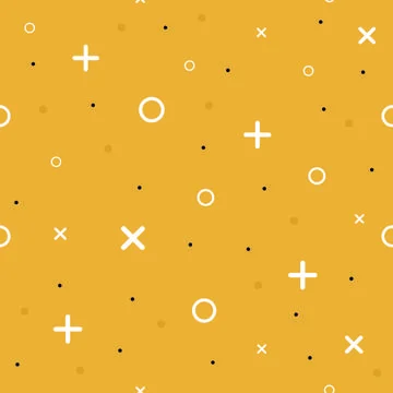 Pattern design digital abstract graphic decoration print yellow circle dots Stock Illustration