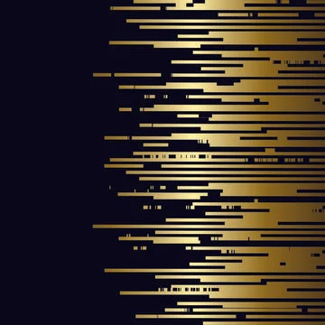Pattern design digital golden abstract graphic texture decoration print Stock Illustration