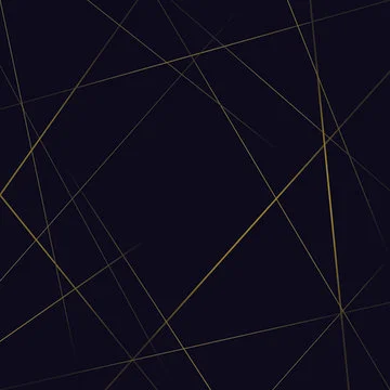 Pattern design digital golden geometric shapes abstract graphic texture black Stock Illustration