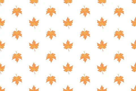 Pattern design with leaf motif Stock Illustration