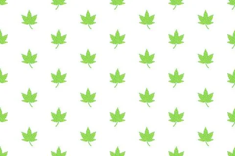 Pattern design with leaf motif Stock Illustration