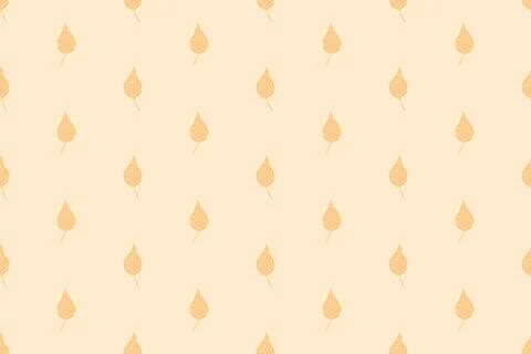 Pattern design with leaf motif Stock Illustration
