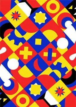 Pattern design for printing on gift card or cloth Illustrazione stock