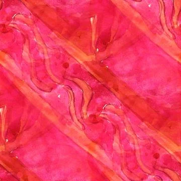 Pattern design seamless watercolor texture pink background wallp Stock Illustration