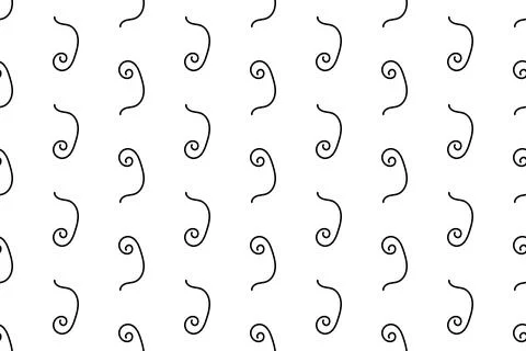 Pattern design with swirl motif Stock Illustration