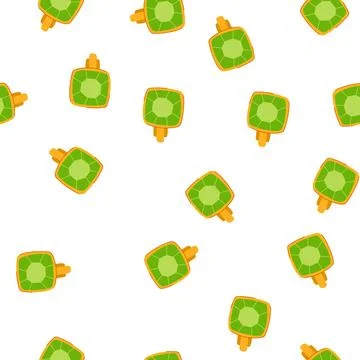 Pattern designer cufflinks cartoon vector Illustrazione stock