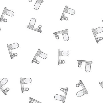 Pattern desktop multi device charging station cartoon vector Stock Illustration
