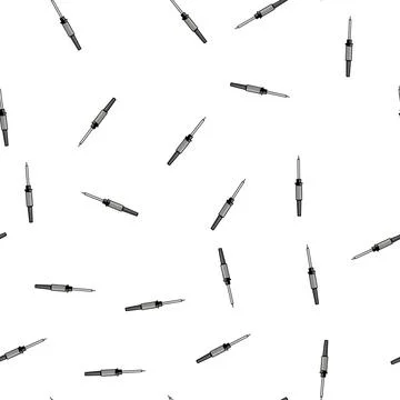 Pattern desolder soldering iron cartoon vector Stockillustratie