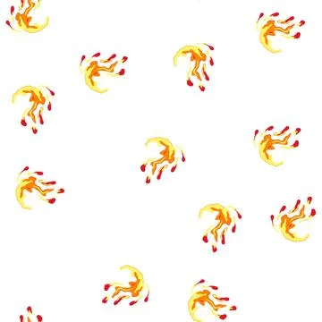 Pattern destruction liquid lava cartoon vector Stock Illustration