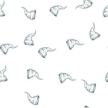 Pattern destruction tornado cartoon vector イラスト素材