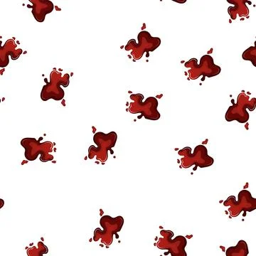 Pattern detection blood stain cartoon vector Stock Illustration