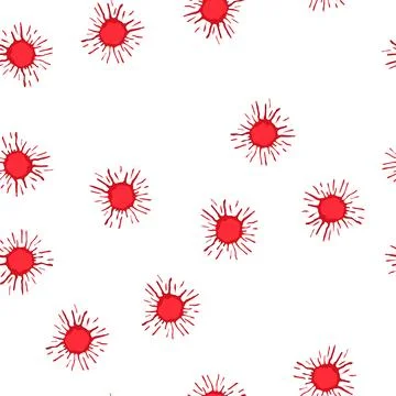 Pattern detection blood stain cartoon vector Stock Illustration