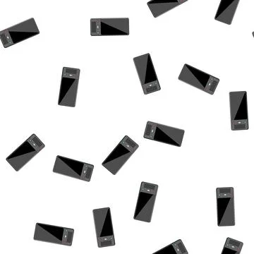 Pattern device electronic translator cartoon vector Stock Illustration
