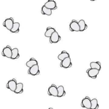 Pattern device headphones wireless cartoon vector Illustrazione stock