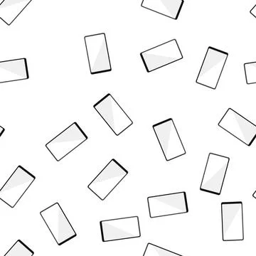 Pattern device phone glass screen cartoon vector 스톡 일러스트