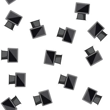 Pattern device pos terminal cartoon vector Stock Illustration
