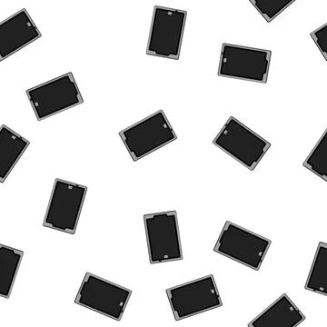 Pattern device tablet case cartoon vector Stock-Illustration
