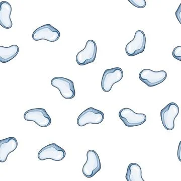 Pattern dew water drops cartoon vector Illustrazione stock
