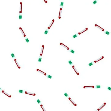 Pattern diagnostics blood test vial cartoon vector Stockillustratie