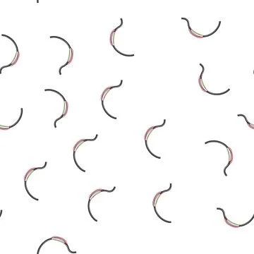 Pattern diagnostics broken cable cartoon vector Stock Illustration