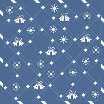 Pattern of diagonal stripes or lines in nice colors with snowflakes and Chris イラスト素材