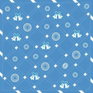 Pattern of diagonal stripes or lines in nice colors with snowflakes and Chris Stock Illustration