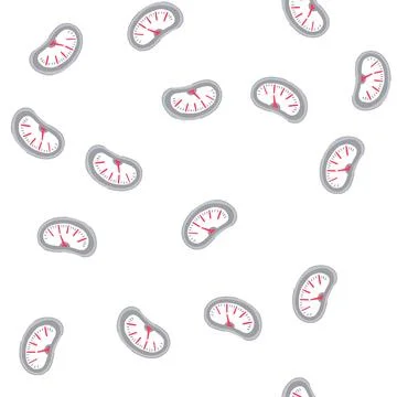 Pattern dial speedometer cartoon vector 스톡 일러스트