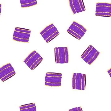 Pattern diamond bracelet churi indian cartoon vector Stockillustratie