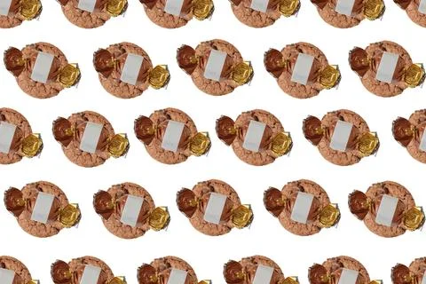 Pattern from different objects. Foto stock