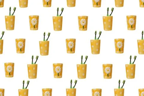 Pattern from different objects. Stock Photos