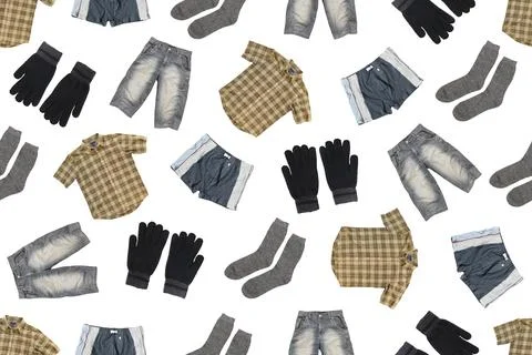 Pattern from different objects. Foto stock