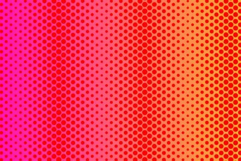 Pattern of Different Sized Polka Dots in Random with Repeated Mirror Reflection Stock Illustration