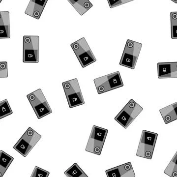 Pattern digital crypto wallet cartoon vector Stock Illustration