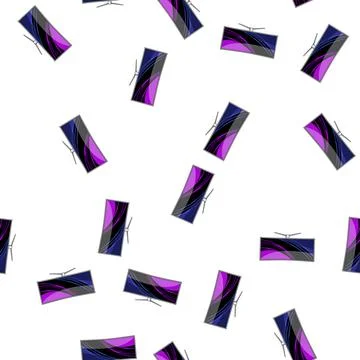 Pattern digital curved screen cartoon vector Stock Illustration