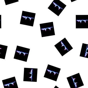 Pattern digital equalizer music cartoon vector 库存插图