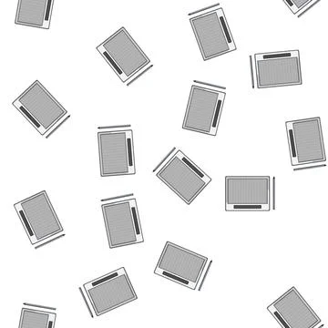 Pattern digital pen display cartoon vector Illustrazione stock