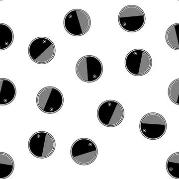 Pattern digital shower timer cartoon vector Stock Illustration