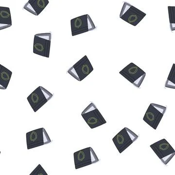 Pattern digital smart wallet cartoon vector Stockillustratie