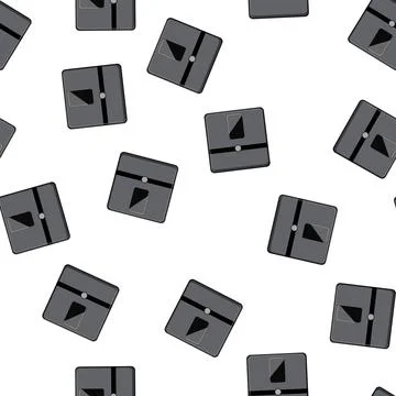 Pattern digital smart weights cartoon vector 库存插图
