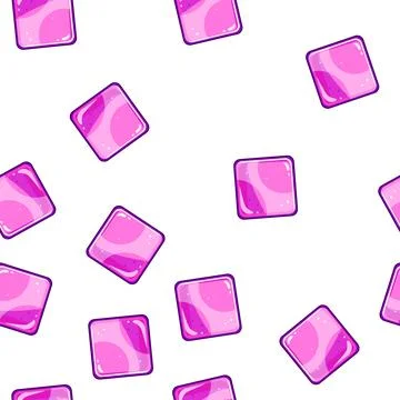 Pattern digital square game button cartoon vector Ilustración de archivo