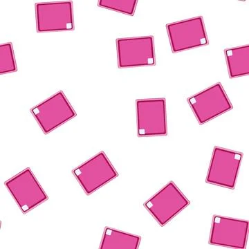 Pattern digital tablet case cartoon vector Stock Illustration