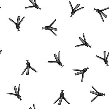 Pattern digital tripod camera cartoon vector Stockillustratie