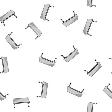 Pattern dining portable lap desk cartoon vector Stock Illustration
