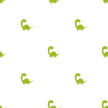 Pattern with dinosaurs Stock Illustration