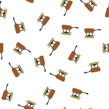 Pattern dip fondue cartoon vector Stock Illustration