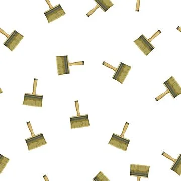 Pattern dirty brush paint cartoon vector Stock Illustration