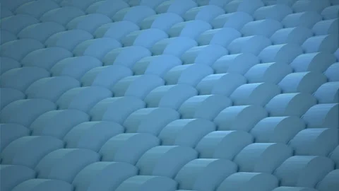 A pattern of disc-shaped shapes, geometric 3D objects, imitation of concrete Stock Footage 229983769