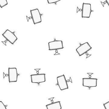 Pattern dish cake dome cartoon vector Stock Illustration
