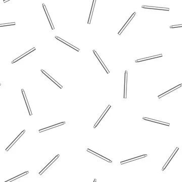 Pattern dishwasher stainless steel straw cartoon vector 스톡 일러스트