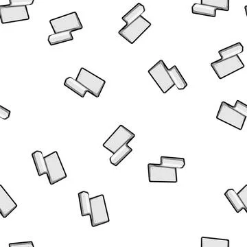 Pattern display business card holder cartoon vector Stock Illustration